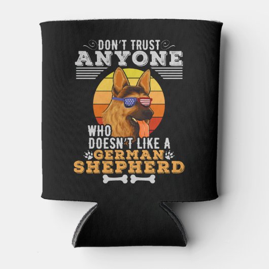 Vertrouw niet dat iemand niet zoals een Duitse her Blikjeskoeler (Voorkant)