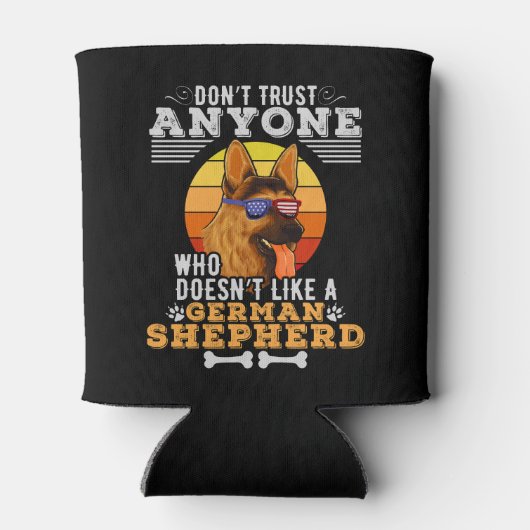 Vertrouw niet dat iemand niet zoals een Duitse her Blikjeskoeler (Achterkant)