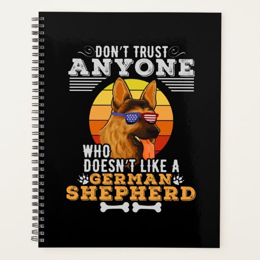 Vertrouw niet dat iemand niet zoals een Duitse her Planner (Voorkant)