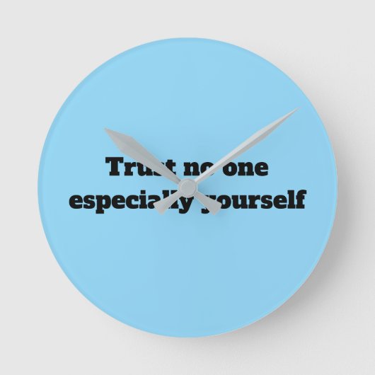 Vertrouw niet op één klok (Voorkant)