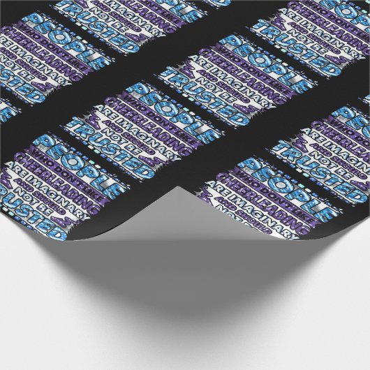 Vertrouw niet op mensen die niet van Cheerlead hou Cadeaupapier (Hoek)