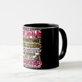 Vertrouw niet op mensen die niet van Cheerlead hou Mok (Voorkant rechts)