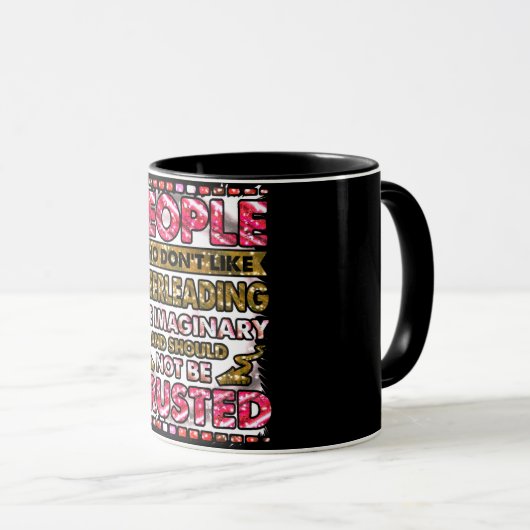 Vertrouw niet op mensen die niet van Cheerlead hou Mok (Voorkant rechts)