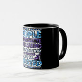 Vertrouw niet op mensen die niet van Cheerlead hou Mok (Voorkant rechts)