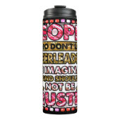 Vertrouw niet op mensen die niet van Cheerlead hou Thermosbeker (Voorkant)