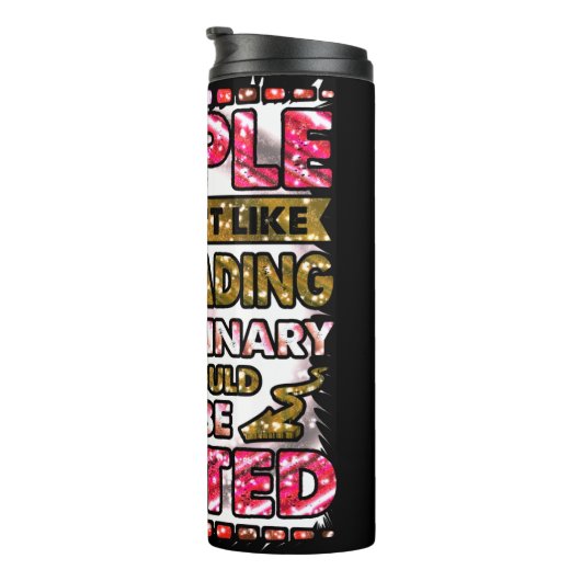 Vertrouw niet op mensen die niet van Cheerlead hou Thermosbeker (Geroteerd rechts)