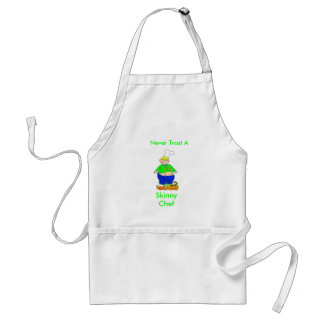 Vertrouw nooit A, Skinny Chef Apron Standaard Schort