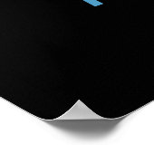 Vertrouw nooit atoom poster (Hoek)