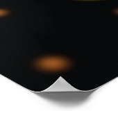 VERTROUW NOOIT EEN ATOM Wetenschap grap Poster (Hoek)