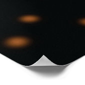 VERTROUW NOOIT EEN ATOM Wetenschap Poster (Hoek)