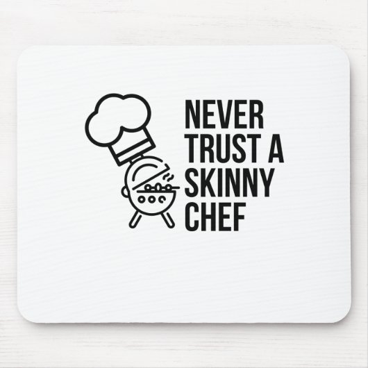VERTROUW NOOIT EEN SKINNY CHEF MUISMAT (Voorkant)