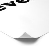 Vertrouw nooit op Atomen Poster (Hoek)