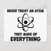 Vertrouw nooit op een Atom Briefkaart (Voorkant)