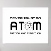 Vertrouw nooit op een Atom die alles maakt Poster (Voorkant)
