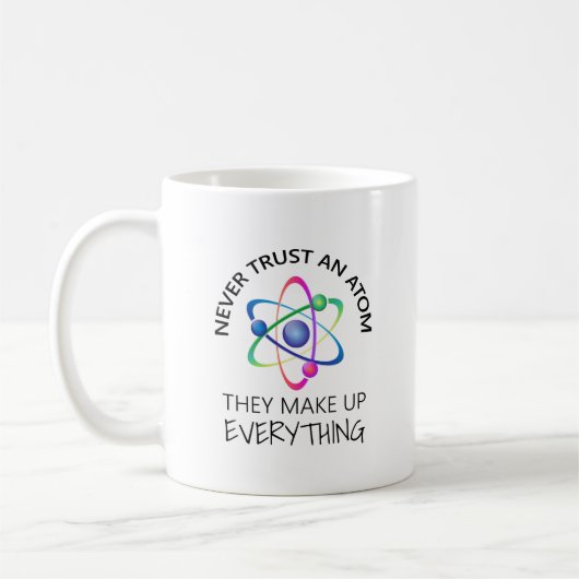 Vertrouw nooit op een Atom Koffiemok (Links)