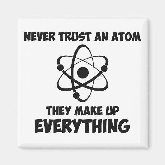Vertrouw nooit op een Atom Magneet (Voorkant)