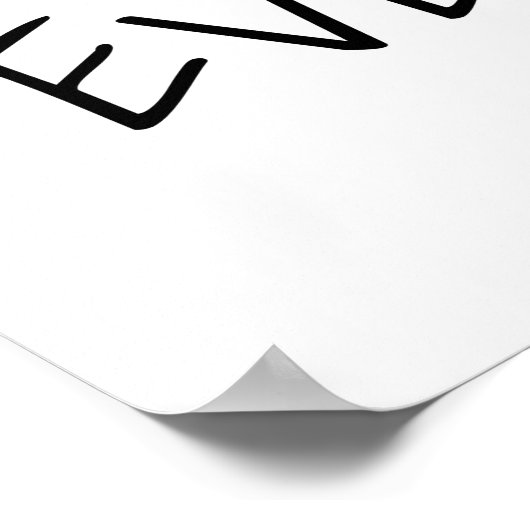 Vertrouw nooit op een Atom Poster (Hoek)