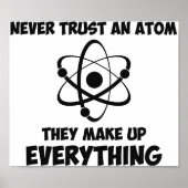 Vertrouw nooit op een Atom Poster (Voorkant)