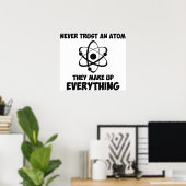 Vertrouw nooit op een Atom Poster (Thuiskantoor)