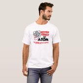 Vertrouw nooit op een Atom T-shirt (Voorkant volledig)