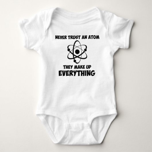 Vertrouw nooit op een Atom T-shirt (Voorkant)