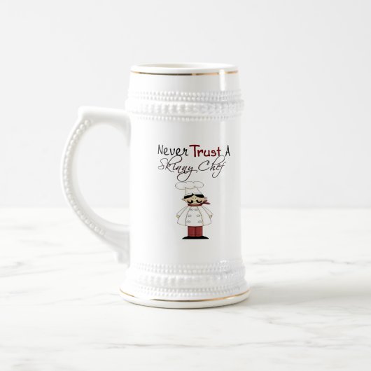 Vertrouw nooit op een Skinny Chef Bierpul (Links)