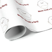 Vertrouw nooit op een waas. cadeaupapier (Rol Hoek)