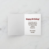 Vertrouw nooit op een waas. kaart (Binnen)