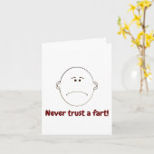 Vertrouw nooit op een waas. kaart (Gele Bloem)