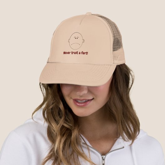 Vertrouw nooit op een waas. Trucker Hat Trucker Pet (In situ)