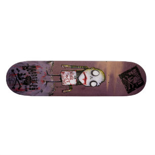 Vertrouw nooit op het levende Zombie Skateboard va