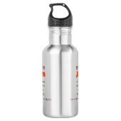 Vertrouw nooit op Joggers. | Funny Water Bottle Waterfles (Achterkant)