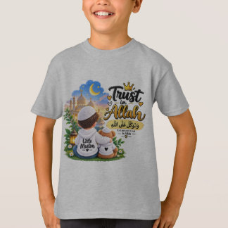 Vertrouw op Allah Islamitisch T-shirt voor kindere