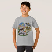 Vertrouw op Allah Islamitisch T-shirt voor kindere (Voorkant volledig)