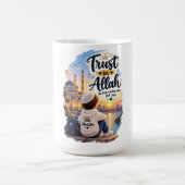 Vertrouw op Allah Mok - Islamitische Geloof Coffee (Center)