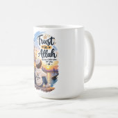 Vertrouw op Allah Mok - Islamitische Geloof Coffee (Voorkant rechts)