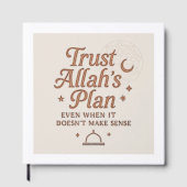 Vertrouw op Allah’s Plan Islamic Journal Gastenboek (Voorkant)