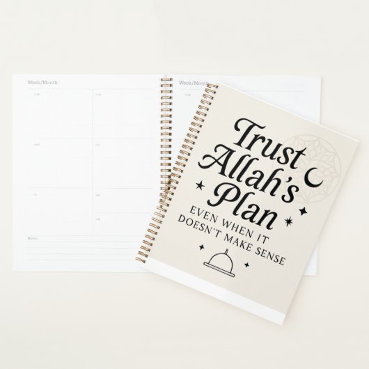 Vertrouw op Allah’s Plan van Geloof Planner