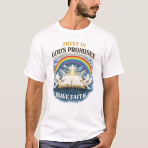 Vertrouw Op De Beloften Van God – Christelijk Rege T-shirt