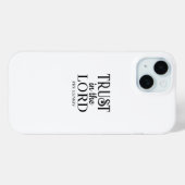 Vertrouw op de Bijbel vers zwart en wit Case-Mate iPhone Case (Achterkant (horizontaal))