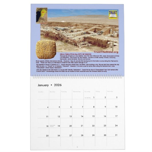 Vertrouw op de bijbelkalender kalender (Jan 2026)