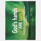 VERTROUW OP DE CHRISTELIJKE BIJBEL FLEECE DEKEN (Voorkant)