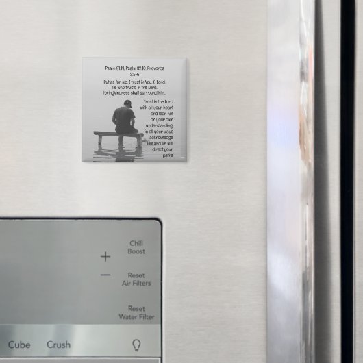 Vertrouw op de Heer Bemoedigende Opbeurende Bijbel Magneet (Insitu (Koelkast))