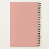Vertrouw op de Heer bloemendagboek Notitieboek (Achterkant)