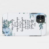 Vertrouw op de Heer bloemrijk  Case-Mate iPhone Case (Achterkant (horizontaal))