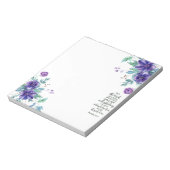 Vertrouw op de Heer bloemrijk Notitieblok (Linkerzijde)