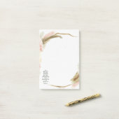 Vertrouw op de Heer bloemrijk   Post-it® Notes (Op bureau)