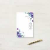 Vertrouw op de Heer bloemrijk   Post-it® Notes (Op bureau)