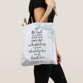Vertrouw op de Heer bloemrijk Tote Bag (Dichtbij)