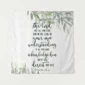 Vertrouw op de Heer bloemschikking Wandkleed (Voorkant)